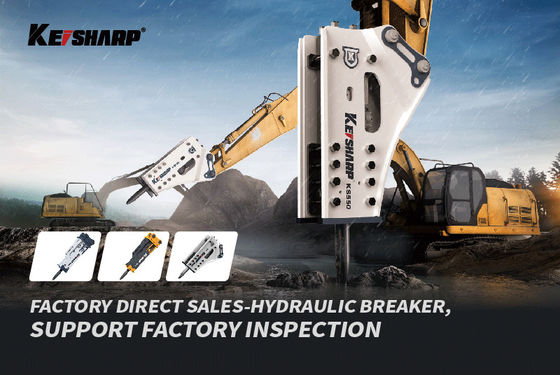 품질  KS600 Keisharp Silenced Type Hydraulic Breaker Hammer KS60 KS80 KS100 공장