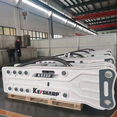 품질  KS550 Top Type Rock Hydraulic Breaker Machine 200mm Chisel Diameter 공장