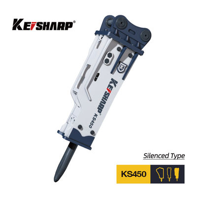 190mm 찌질 직경 KS450 45-55 톤 발굴기 소음 차단기