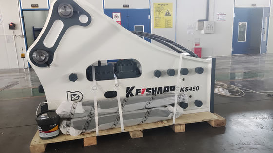 KS450 사이드 타입 바위 하이드로릭 브레이커 머신 190mm 치젤 지름