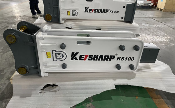 KS100 발굴기 수압 바위 분쇄 기계 상단형 75mm 진도