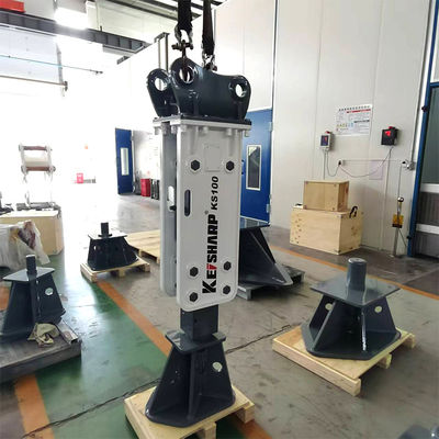 KS100 발굴기 수압 바위 분쇄 기계 상단형 75mm 진도