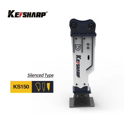 KS150 10톤 발굴기용 시일런스형 100mm 치젤 수압 차단기