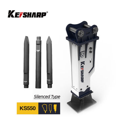 콘크리트 분쇄용 200mm Chisel Silenced Type Hydraulic Breaker KS550