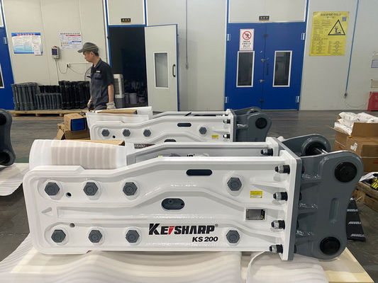 KS200 최상위형 수압 차단기 18~22톤 발굴기 135mm 진도