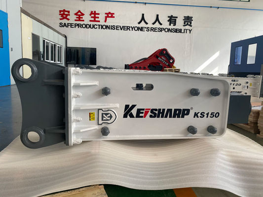 KS150 최상위형 바위 가이드라울릭 브레이커 머신 100mm 치젤 지름