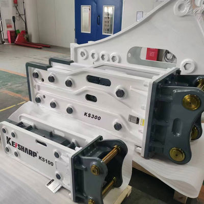 KS300 발굴기 수압 바위 분쇄 기계 상단형 150mm 지름