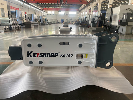 KS150 발굴기 수압 바위 분쇄 기계 상단형 100mm 진도