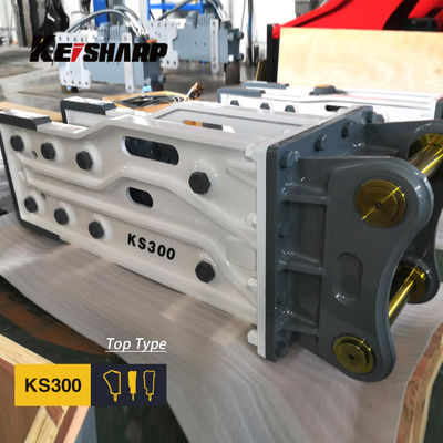 KS300 발굴기 수압 바위 분쇄 기계 상단형 150mm 지름