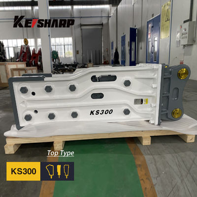 KS300 발굴기 수압 바위 분쇄 기계 상단형 150mm 지름