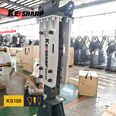 KS150 발굴기 수압 바위 분쇄 기계 상단형 100mm 진도